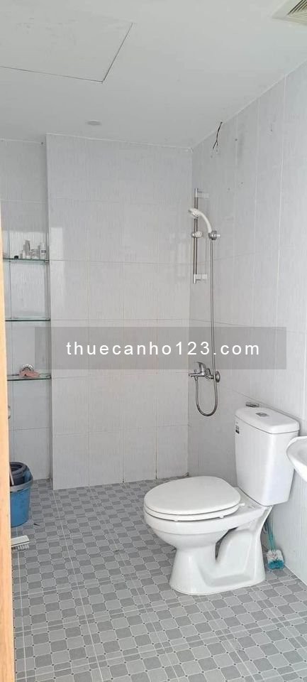 Cho thuê chung cư 1AB Cao Thắng, P2, Q3:70m2, 2p ngủ, Ban công, NT, 9tr