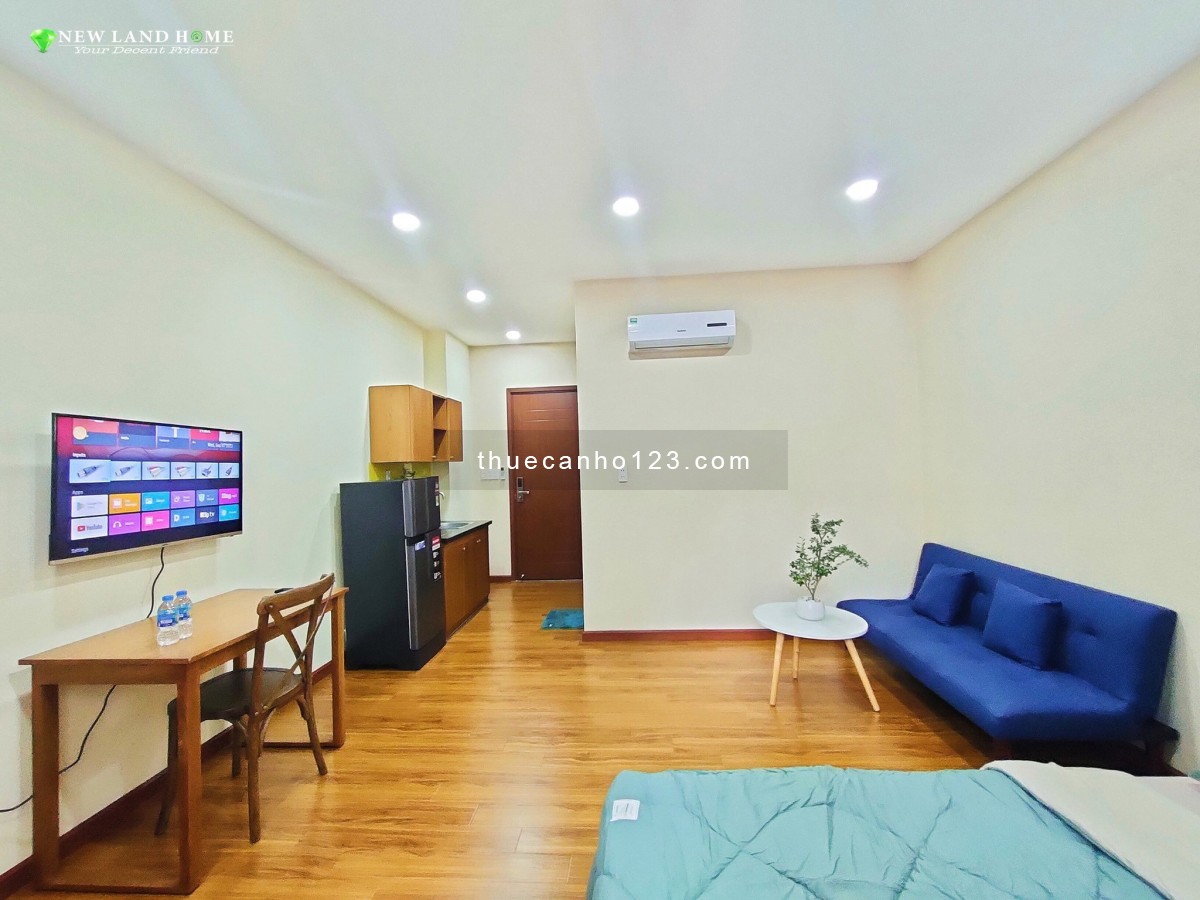 Căn Studio giá rẻ cửa sổ, bancon full nội thất tại Tân phú, Q7 Gần Chợ Tân Mỹ, BigC, Crescent Mall