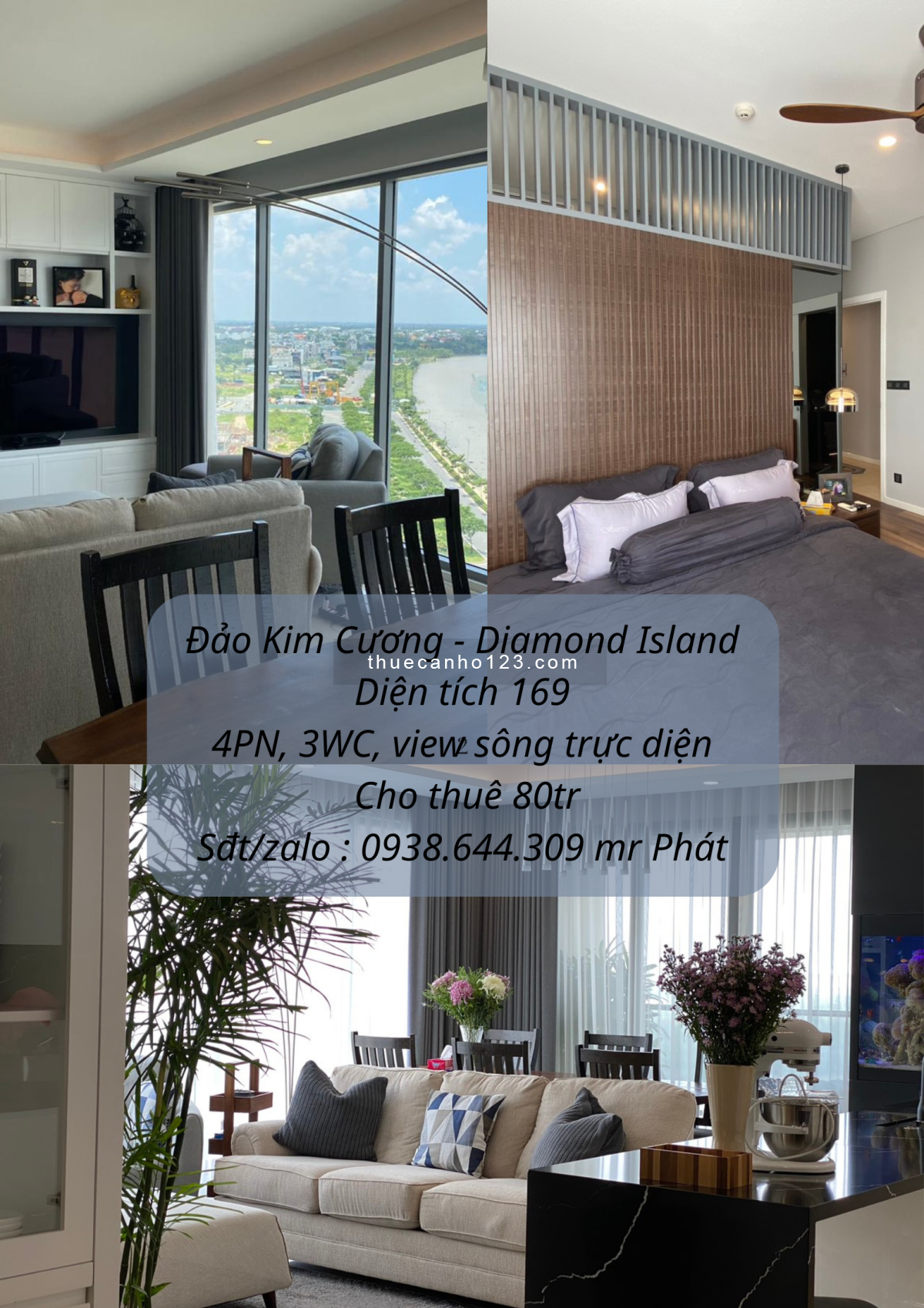 Full giỏ hàng cho thuê căn hộ Đảo Kim Cương - Diamond Island