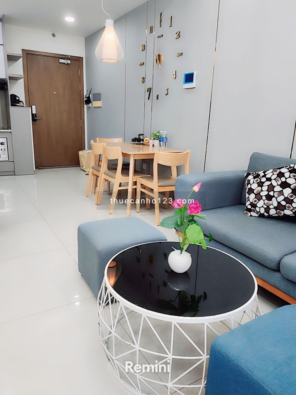 MILLENNIUM Q4 Bến Vân Đồn apartment for rent 2BR, 2WC 65m2, 19million - 2PN, 19 triệu/tháng