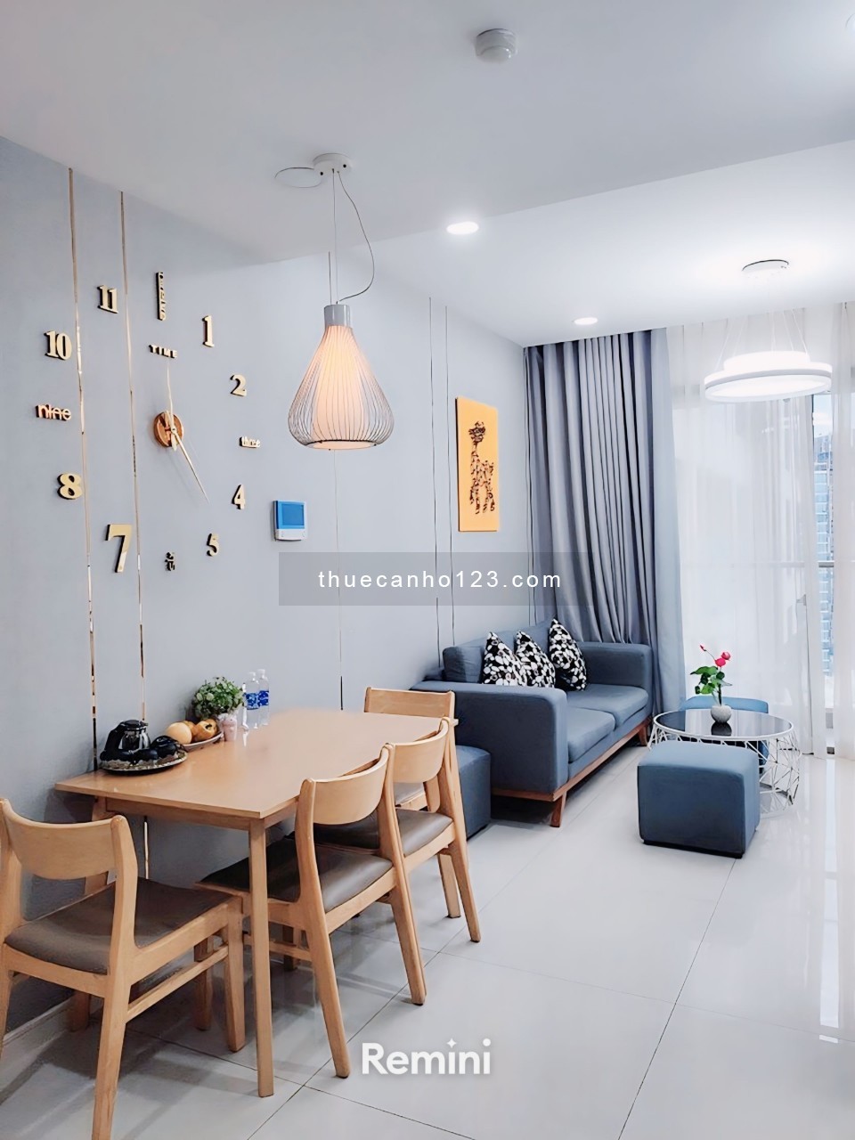 MILLENNIUM Q4 Bến Vân Đồn apartment for rent 2BR, 2WC 65m2, 19million - 2PN, 19 triệu/tháng