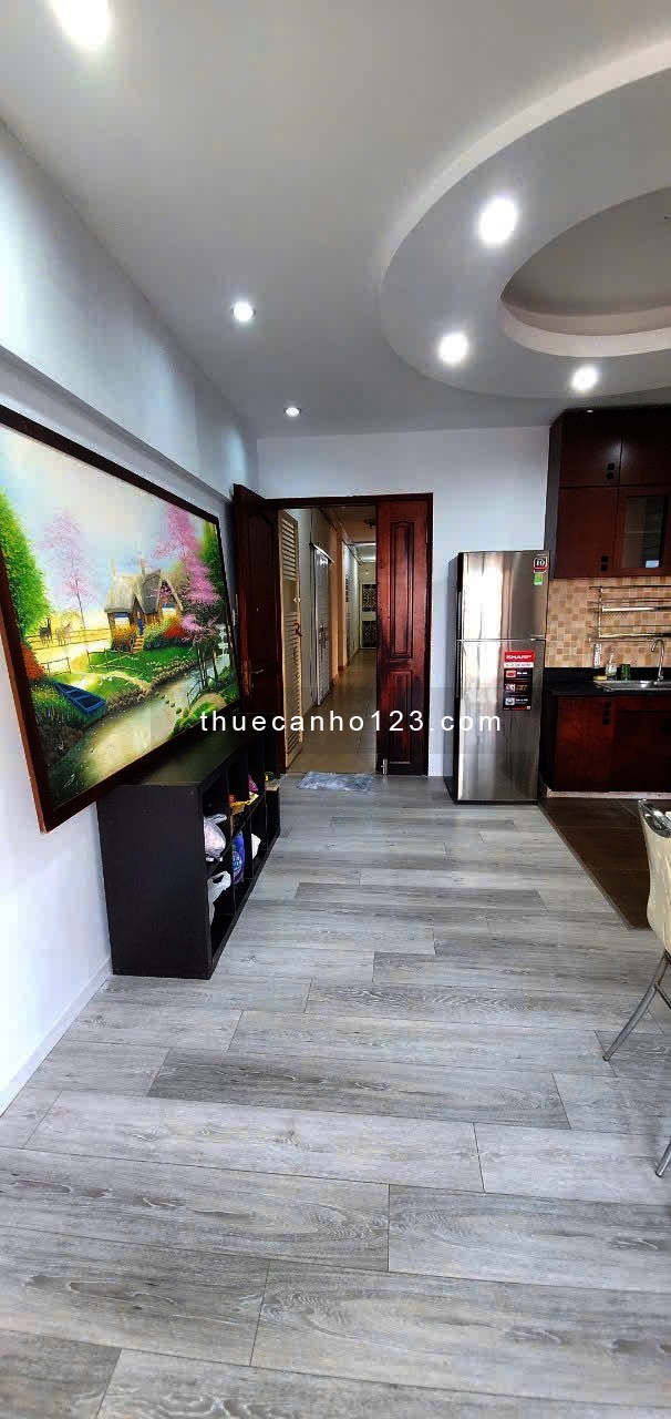 Cho thuê CH Cao Cấp Mỹ Vinh NTMK Q3, 120m2, 3pn, 2wc, full NT. Giá cho thuê: 18 tr/th