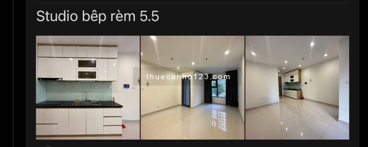 CHO THUÊ CĂN HỘ VINHOMES GRAND PARK QUẬN 9, STUDIO (33m2)