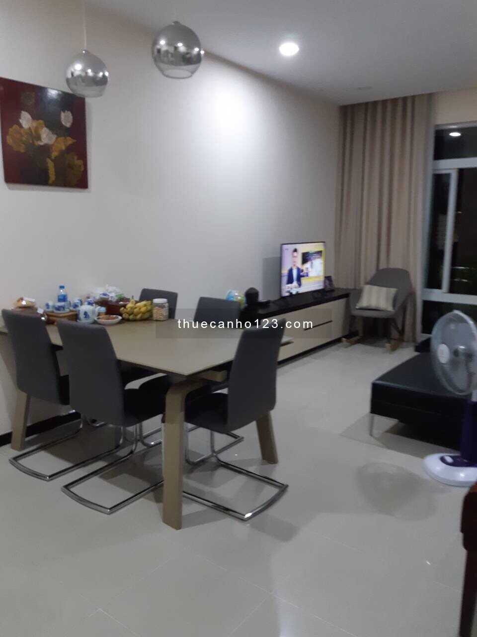 Chính chủ cho thuê căn hộ Nguyễn Phúc Nguyên Q3, 105m2, 3pn, 2wc, full NT. Giá: 15 tr/th