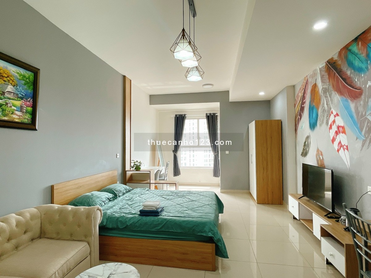 Cần cho thuê căn hộ studio 38m full nội thất Sunrise City view giá chỉ từ 10tr