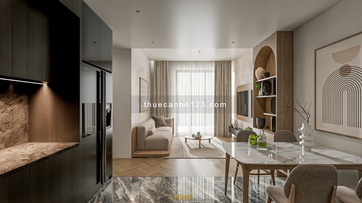 Cho thuê CH Lumiere Riverside viên kim cương thảo điền, Q2, 96m2.