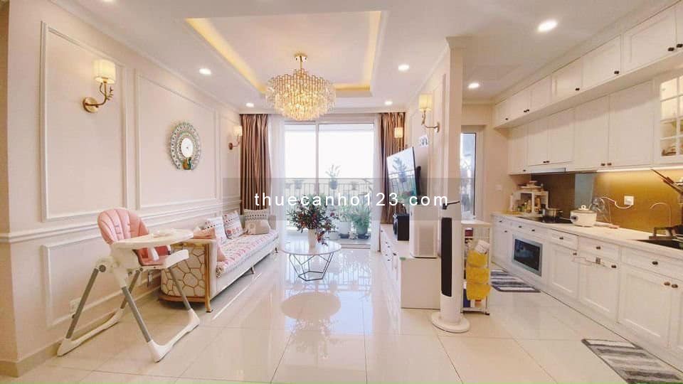 Cho thuê CHCC Lucky Palace (Ngay Chợ Lớn) Quận 6. DT: 80m2, 2PN 2WC - Full NT. Giá 15tr/tháng