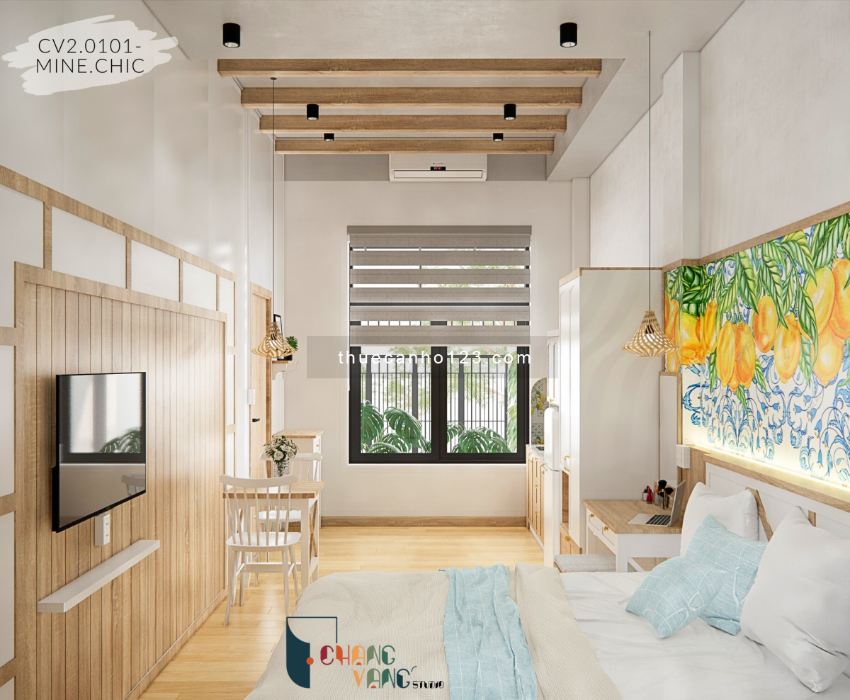 CHO THUÊ STUDIO ĐẦY ĐỦ TIỆN NGHI MỚI, ĐẸP TẠI LAKEVIEW QUẬN 2