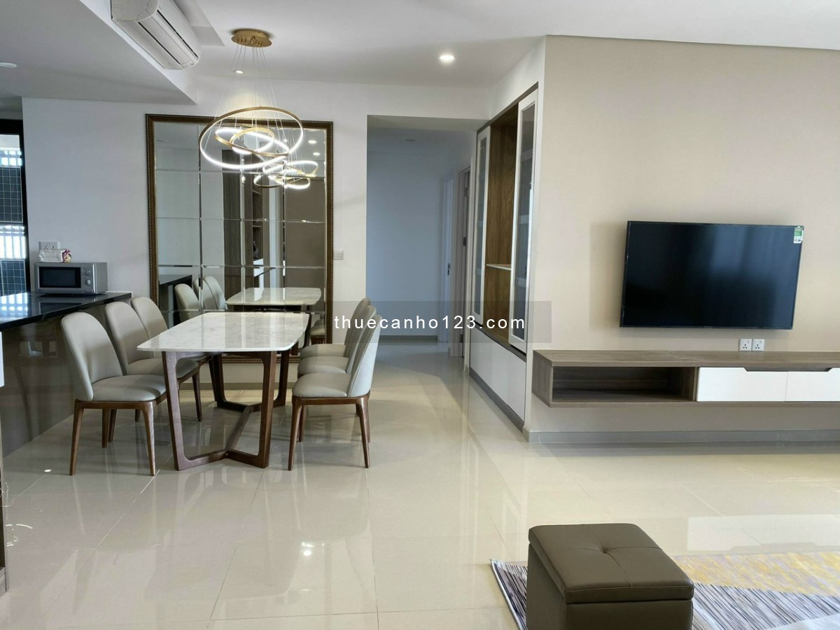 Cho thuê căn hộ 3PN, diện tích 125m2 full nội thất ở ngay. Giá 1300$/tháng