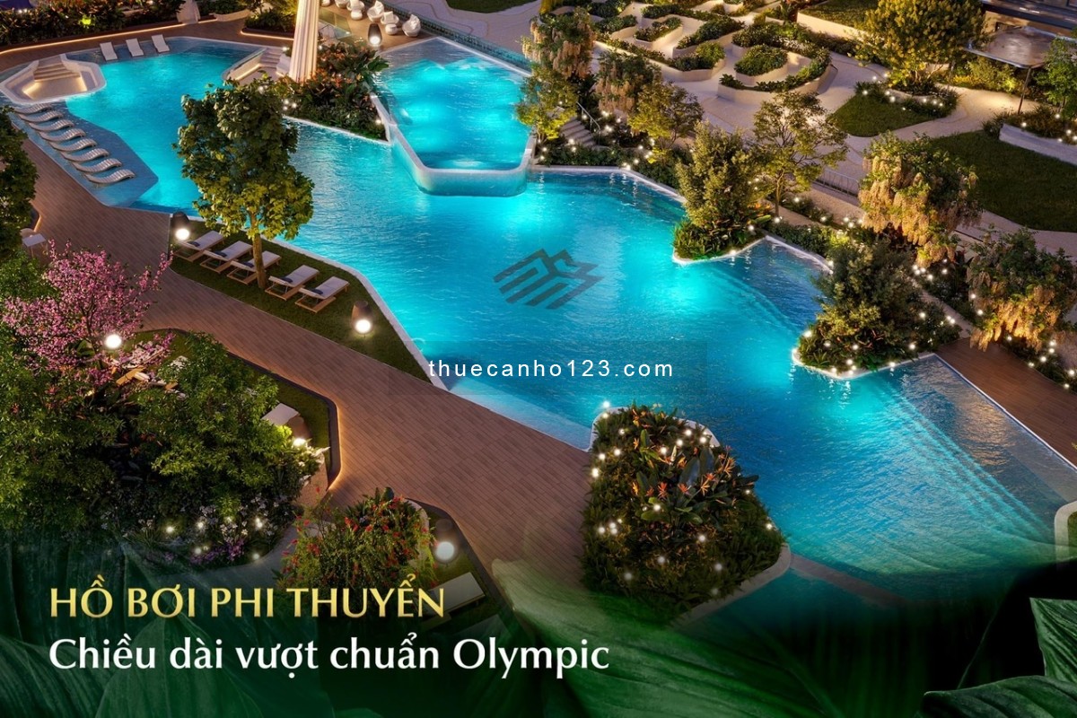 CHO THUÊ CĂN HỘ 2PN NỘI THẤT CAO CẤP GIÁ 12TR LUMIER BOULEVARD - MASTERI Q9