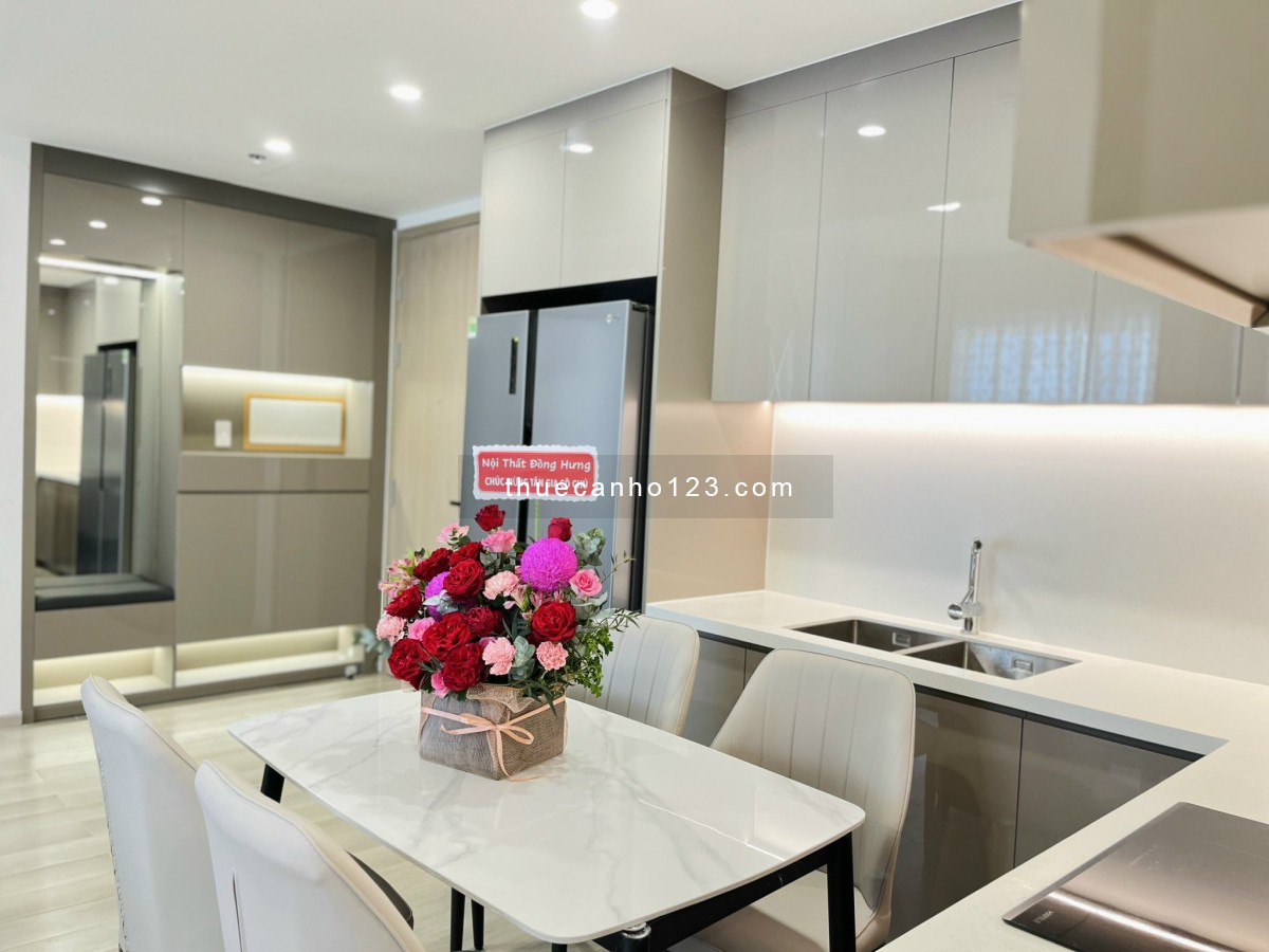 CHO THUÊ CĂN HỘ 2PN VIEW HỒ BƠI, NỘI THẤT CAO CẤP GIÁ 13TR MASTERI - Vinhomes Q9