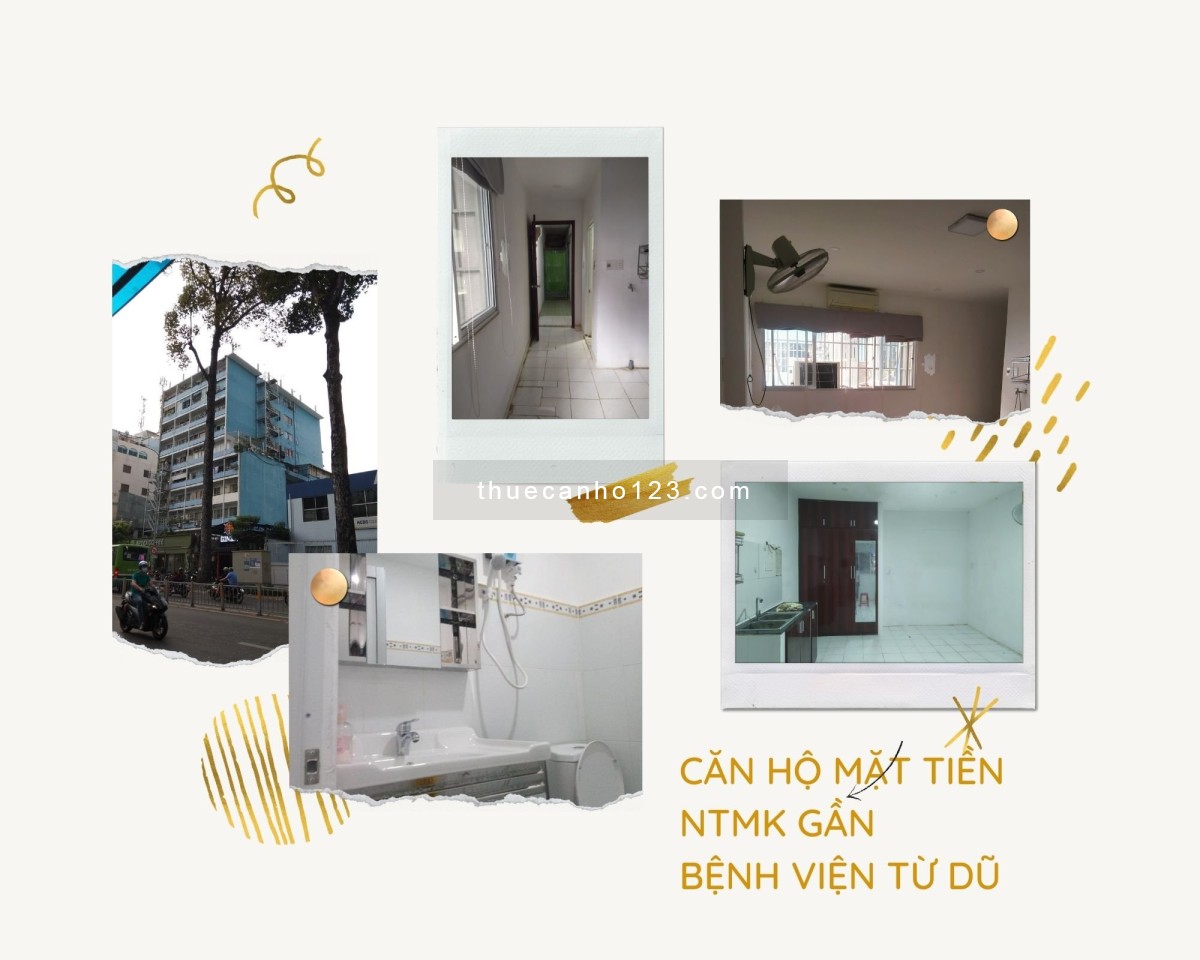 Căn hộ studio đầy đủ tiện nghi tại trung tâm TPHCM Q3 giáp Q1 mặt tiền NTMK