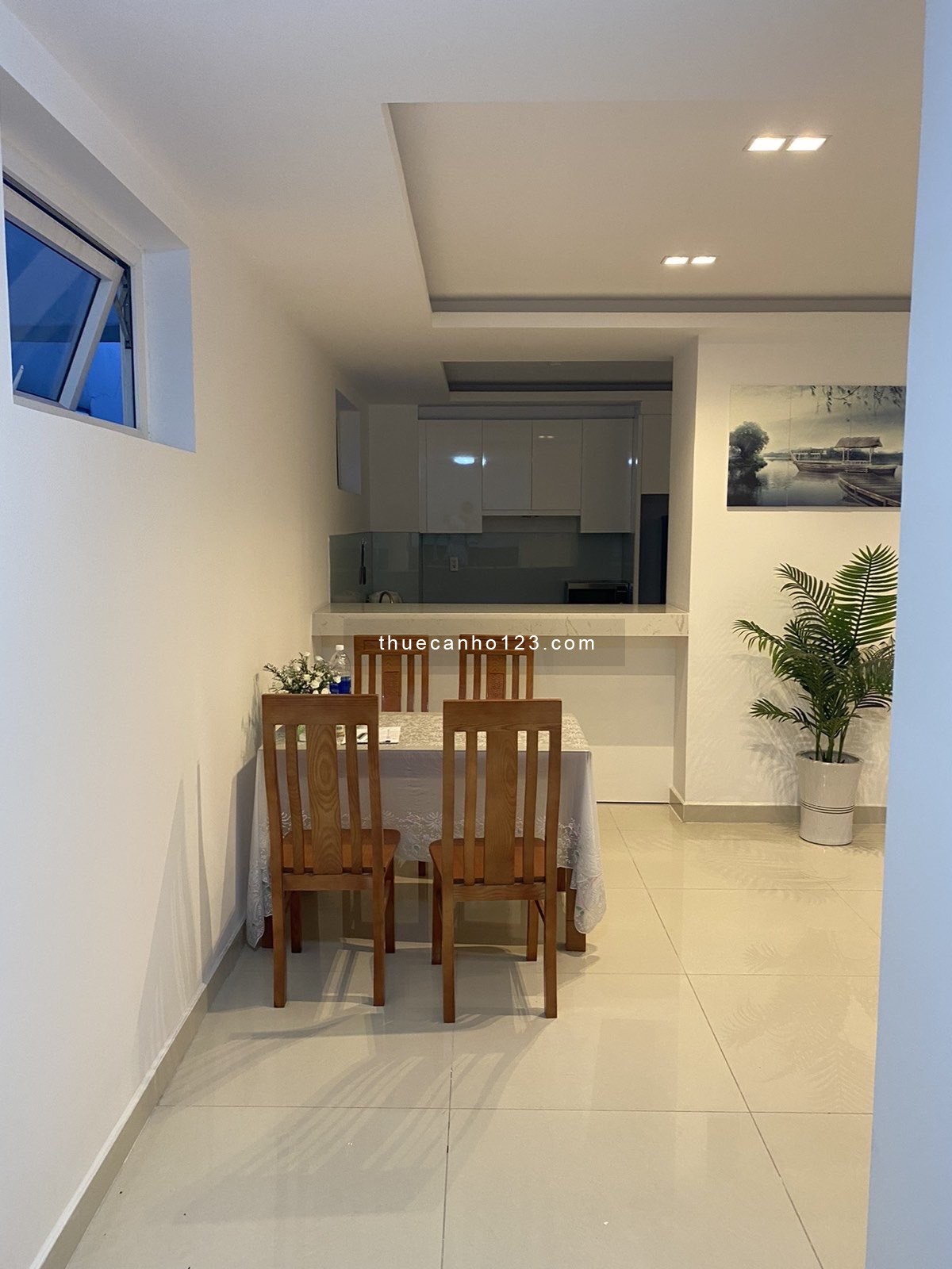 Chung cư Sky center, p2,Tân Bình: 80m2, 2p ngủ, 2wc, Nt, 16tr/th