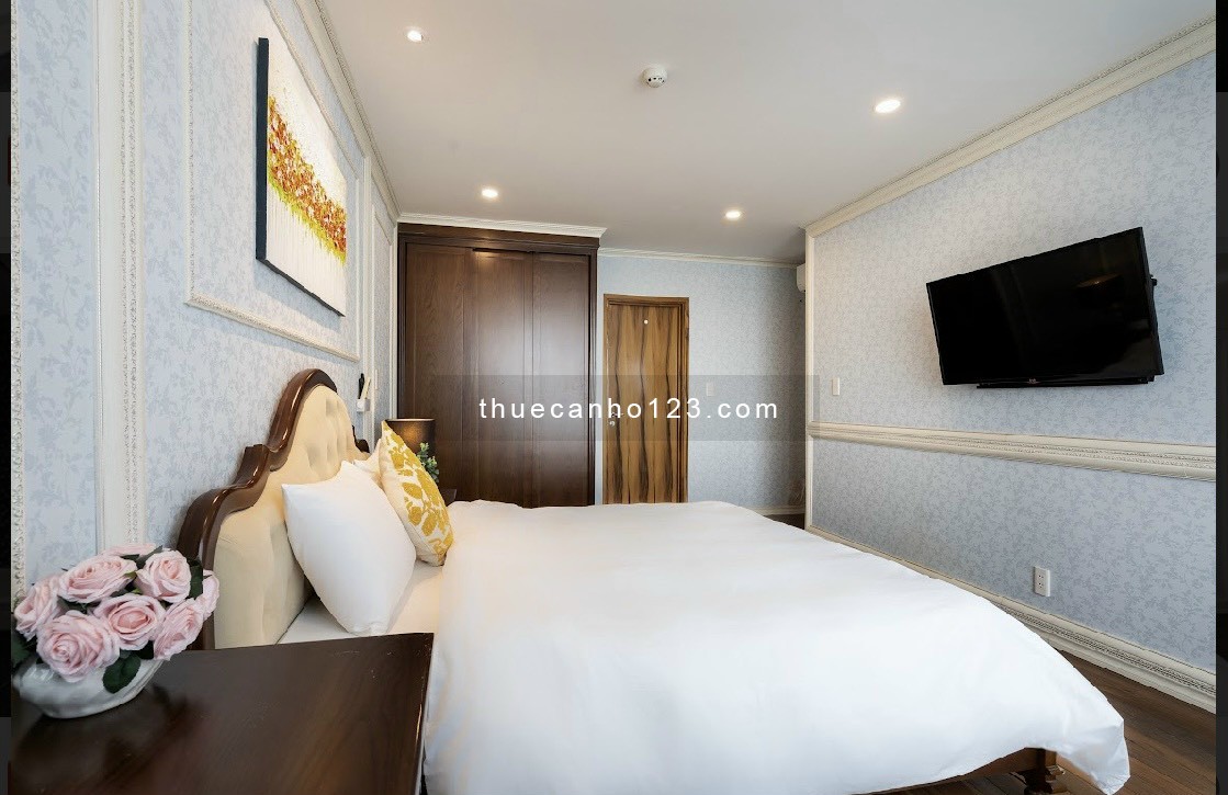 Cho thuê căn hộ cao cấp Léman Luxury Apartments Q3, 115m2, 3pn, 2wc, Full NTCC. Giá: 29 tr/th