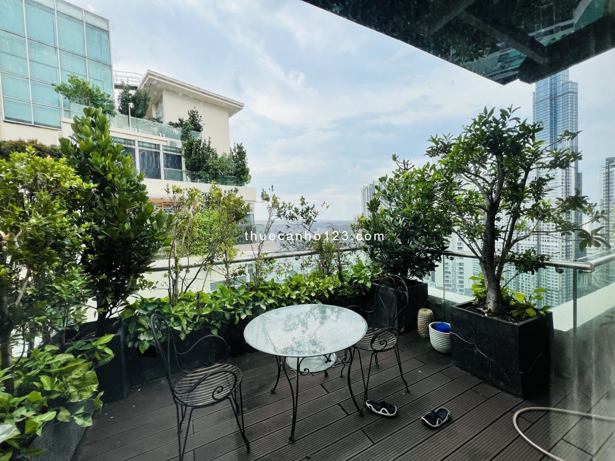 Hải Yến 0963775556- cho thuê căn hộ duplex - penthouse diện tích 650 m2 Saigon Pearl, đủ nội thất