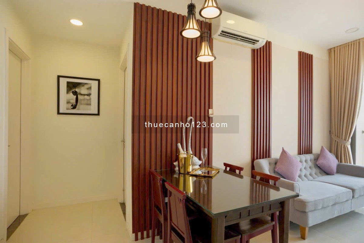 Cho thuê căn hộ Soho Residence Quận 1, dt 60m2, 2pn, 2wc, full NT đẹp, nhà mới. Giá: 16 tr/th