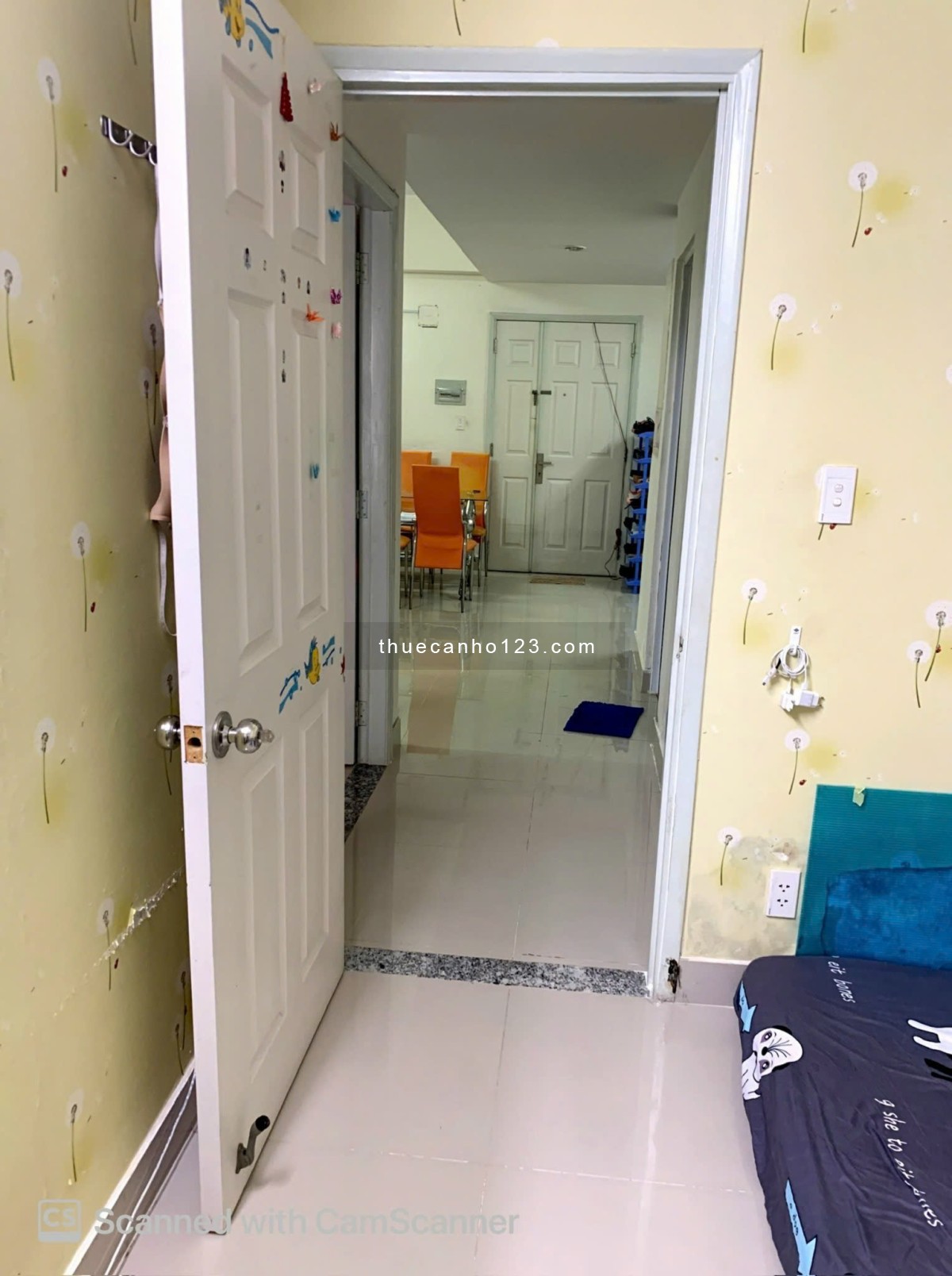 Chung cư 327, Nơ trang Long, p13, Bình thạnh: 70m2, 2p ngủ, 1wc, 7tr/tháng