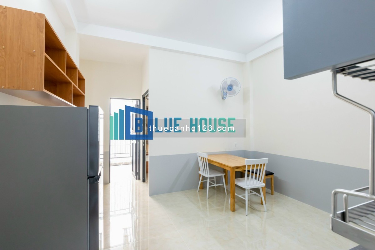 CHO THUÊ CĂN HỘ 1 PHÒNG NGỦ FULL NỘI THẤT - BANCOL THOÁNG - MÁY GIẶT RIÊNG - NGAY THẠCH LAM