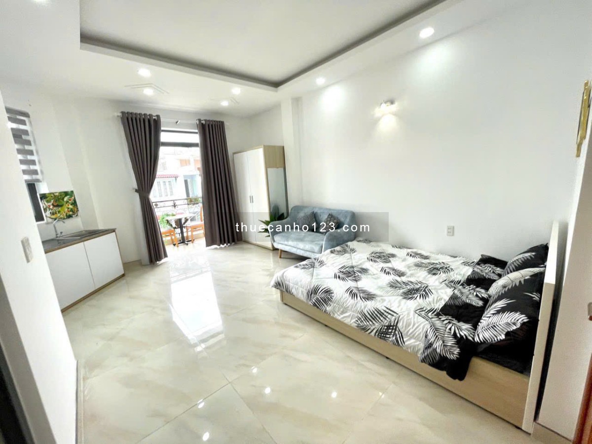 CĂN HỘ MINI STUDIO BALCON FULL NỘI THẤT CÓ THANG MÁY NGAY NGUYỄN THƯỢNG HIỀN PHÚ NHUẬN