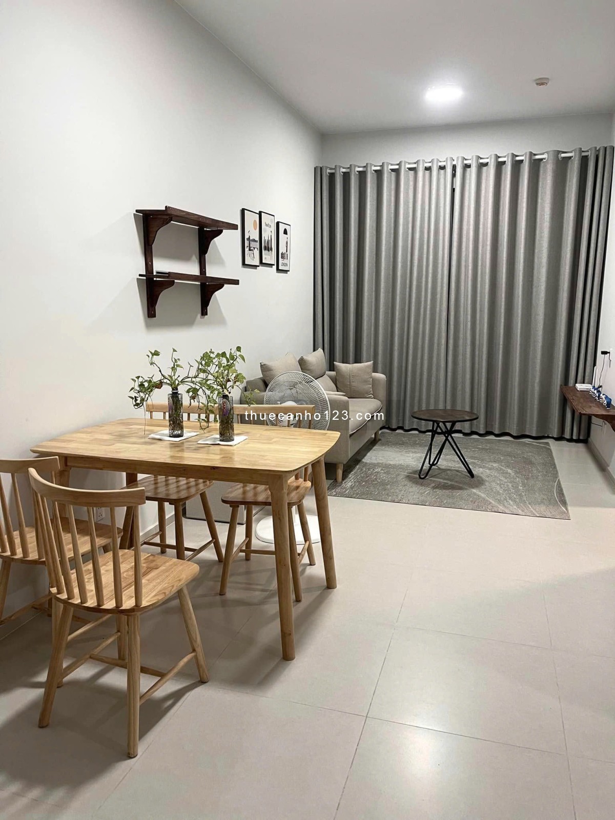 Chung cư Lotus Garden, Tân Phú: 72m2, 3p ngủ,1wc, giá 11tr/tháng