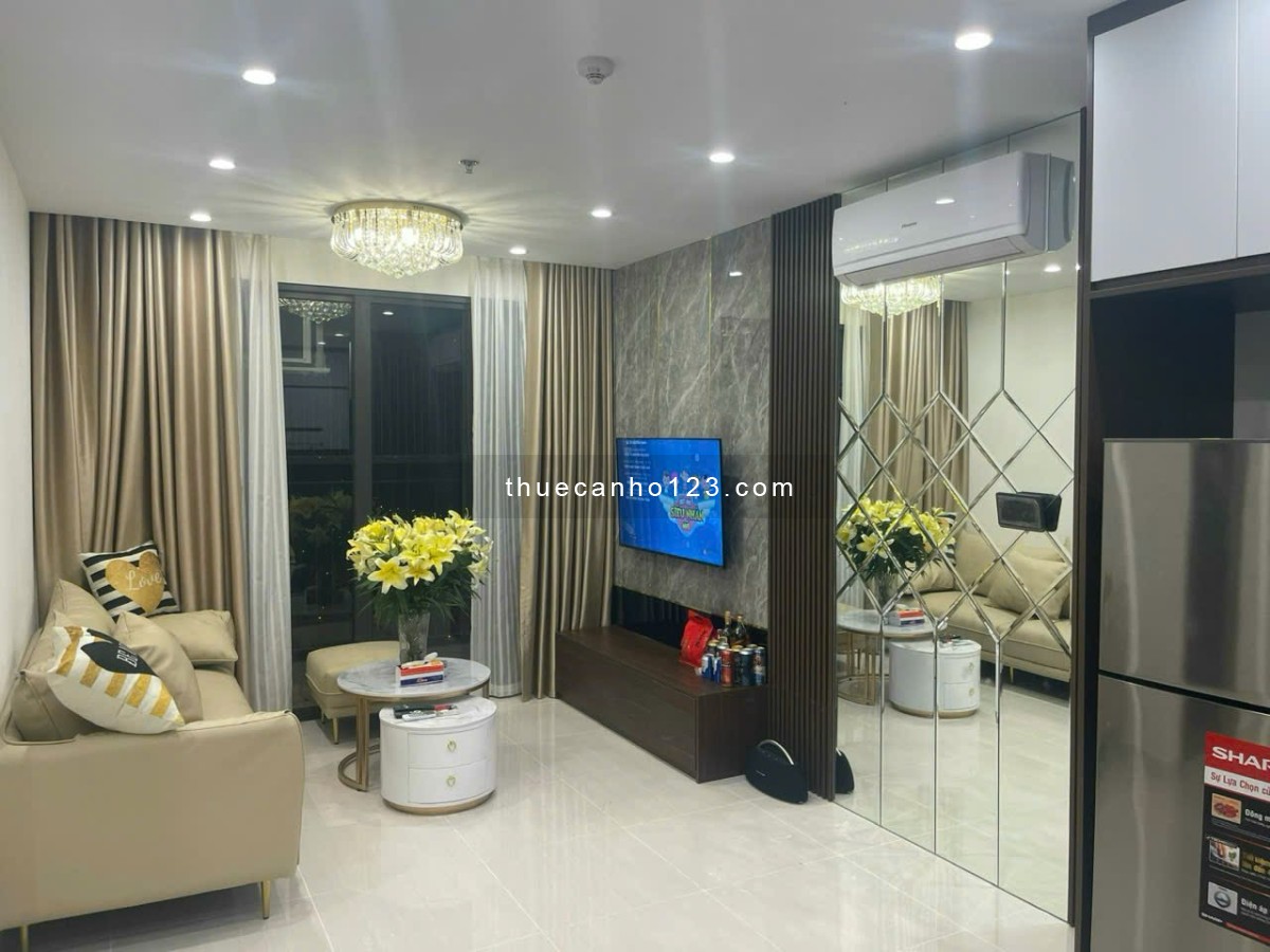 Cho thuê nhanh 1PN+1 43m full đồ đẹp 9,5tr Vinhomes Smart City