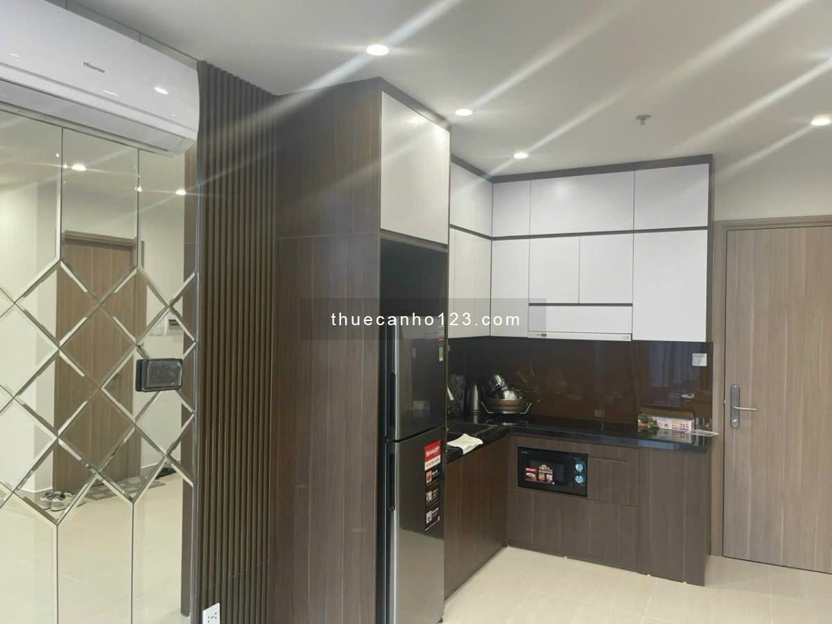 Cho thuê nhanh 1PN+1 43m full đồ đẹp 9,5tr Vinhomes Smart City