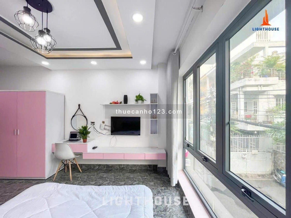 STUDIO FULL NT ĐẸP LUNG LINH, NGAY CHỢ PHẠM VĂN HAI, NHÀ THỜ BA CHUÔNG