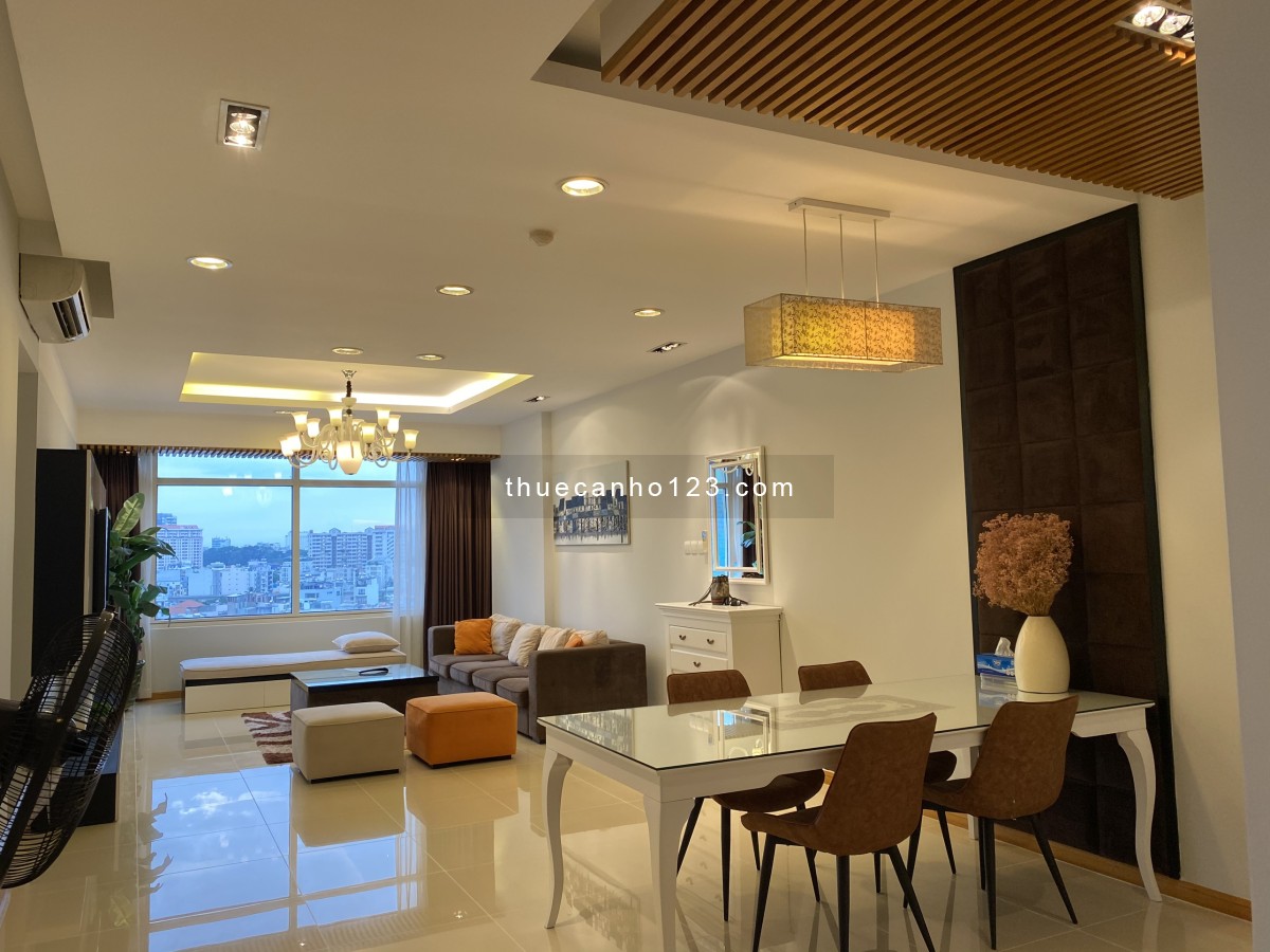 Cho thuê căn hộ Saigon Pearl, 3 phòng ngủ, view sông tuyệt đẹp, giá 30 triệu/tháng