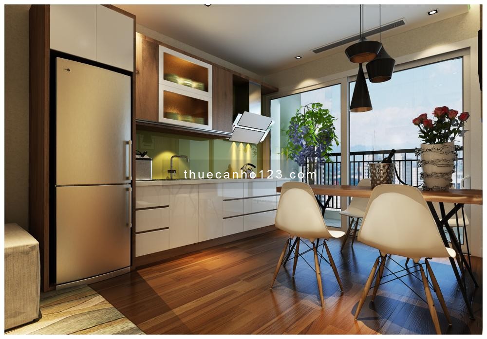 Cho thuê chung cư Central Point, 219 Trung Kính, 70m, 2 ngủ, 2 wc, full nội thất, giá tốt