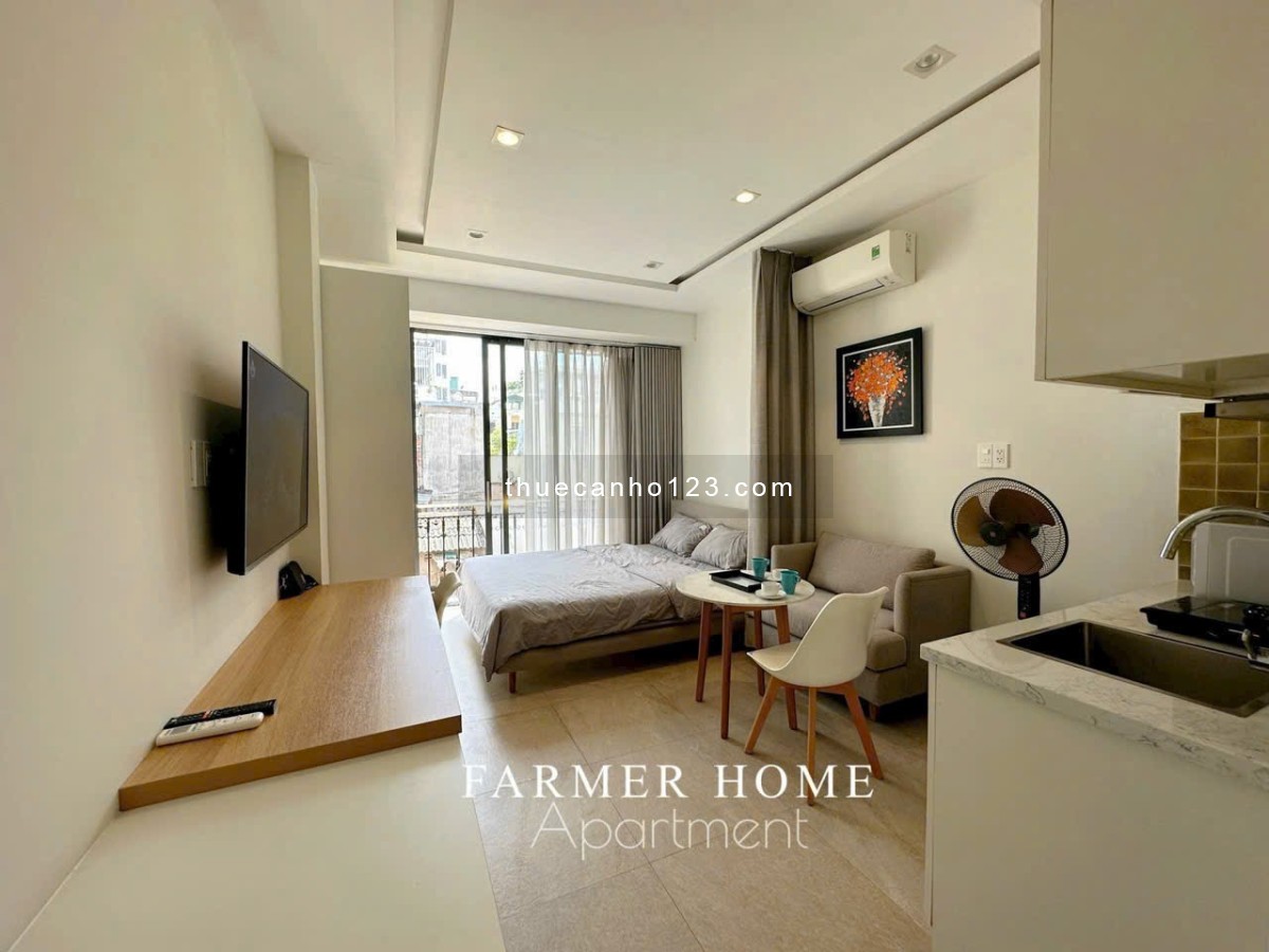 Studio 40m2 ban công riêng view landmark ngay ngã tư hàng xanh