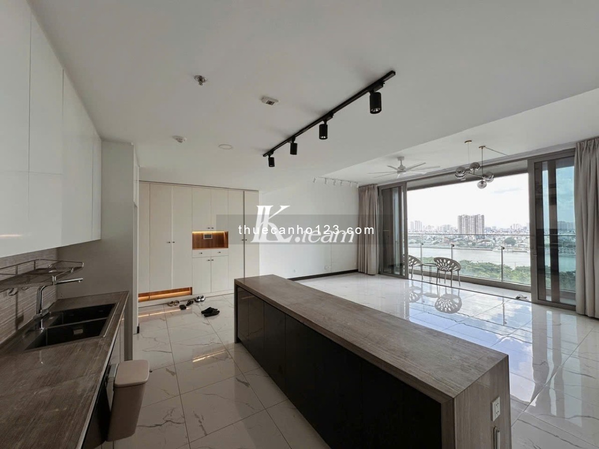 3PN Empire City 127m2 View Sông + Quận 1 Nội Thất Cơ Bản Cho Thuê