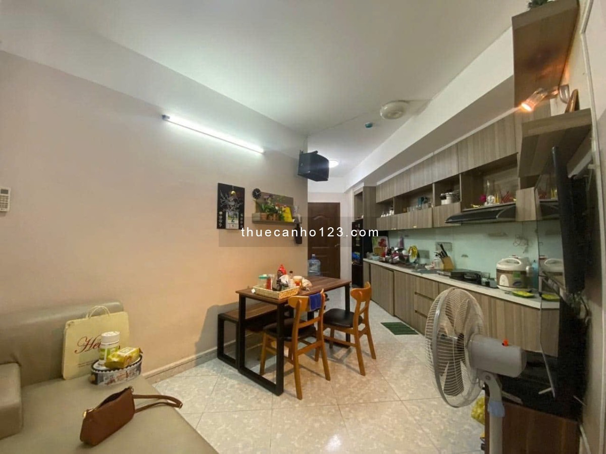 Cho thuê chung cư Lotus Garden, Trịnh Đình Thảo, Hoà Thạnh, TP: 65m2, 2pn, 2wc nt 9tr5