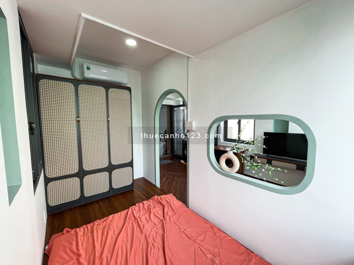 Cho Thuê Căn Hộ 1PN rộng 40m2 siêu xinh đầy đủ nội thất gần cầu Lê Văn Sỹ, chùa Pháp Hoa, ĐH Sư Phạm