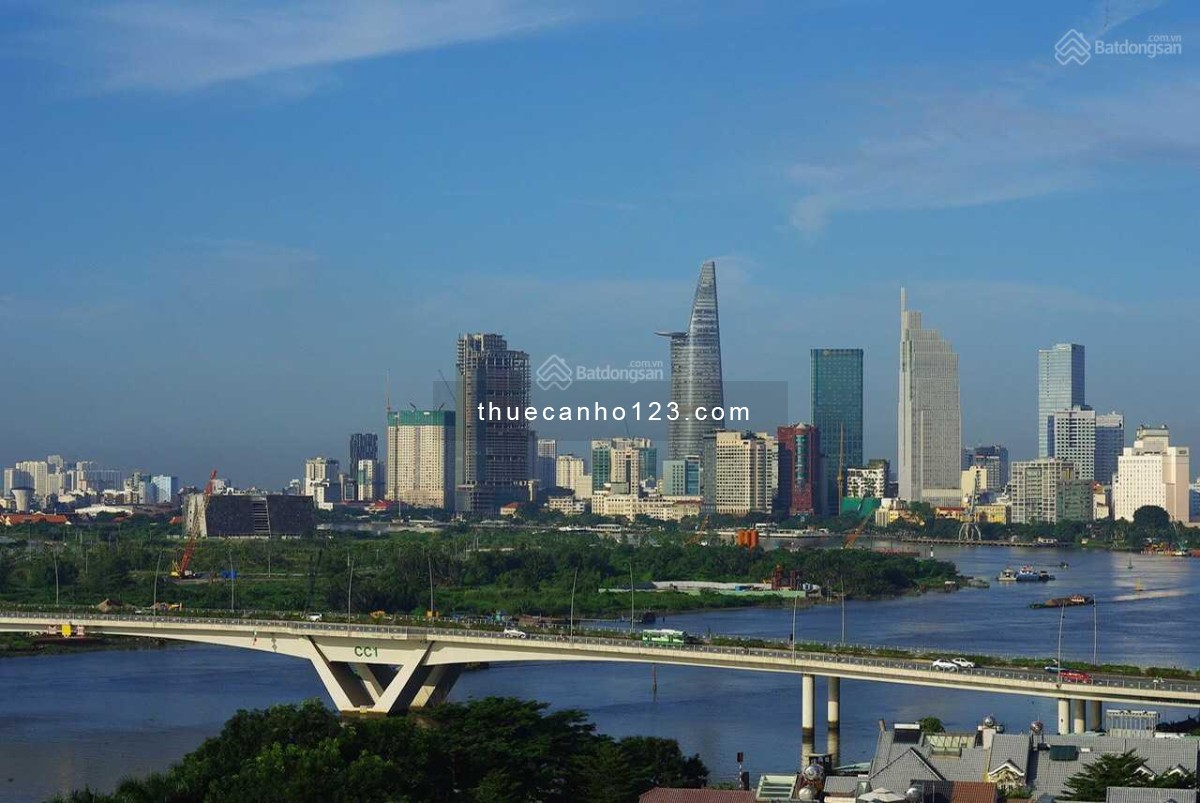 Cho thuê căn hộ Saigon Pearl, 2 phòng ngủ, view sông tuyệt đẹp giá 19 triệu/tháng