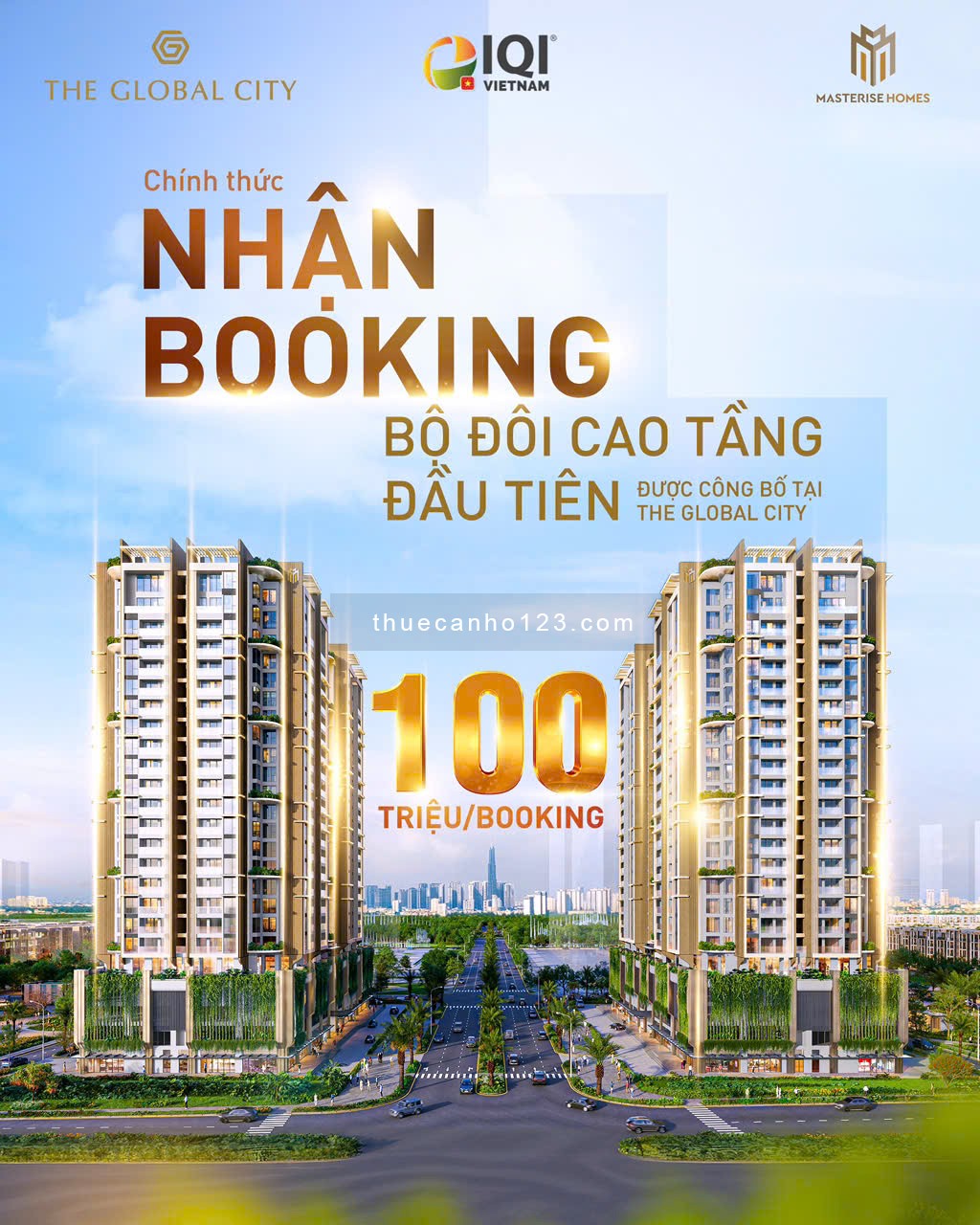 Chính thức ra mắt Căn hộ The Global City Quận 2, Booking now