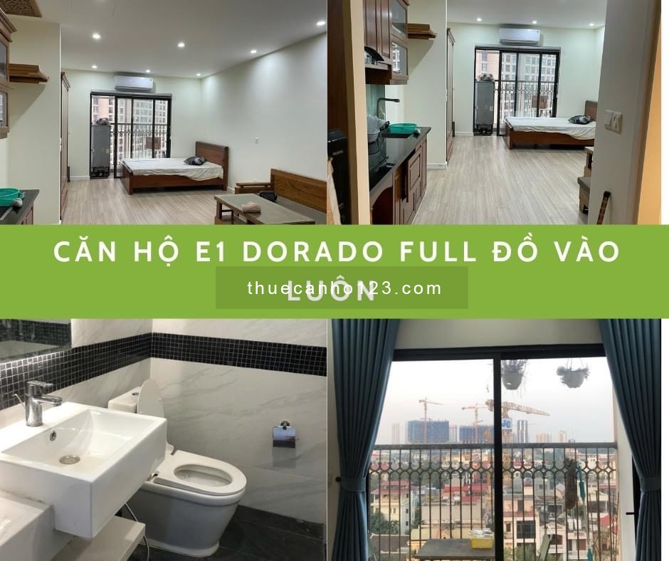 Em có căn hộ Dorado 1 ngủ view trọn Hồ Tây cần cho thuê với giá 9,5 triệu