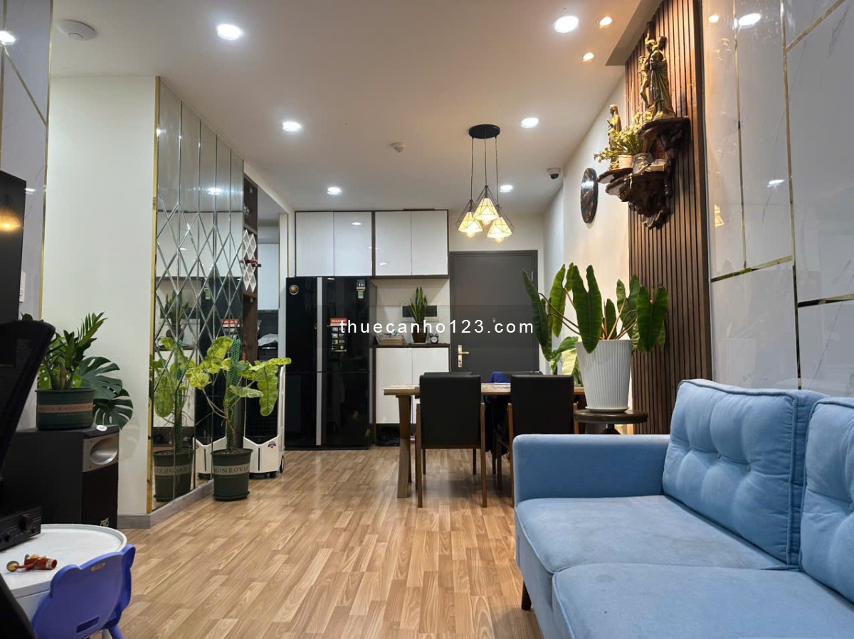 CHO THUÊ CĂN HỘ 2PN TẠI DIAMOND RIVERSIDE, GIÁ 12 TRIỆU, 72M2, NỘI THẤT CAO CẤP