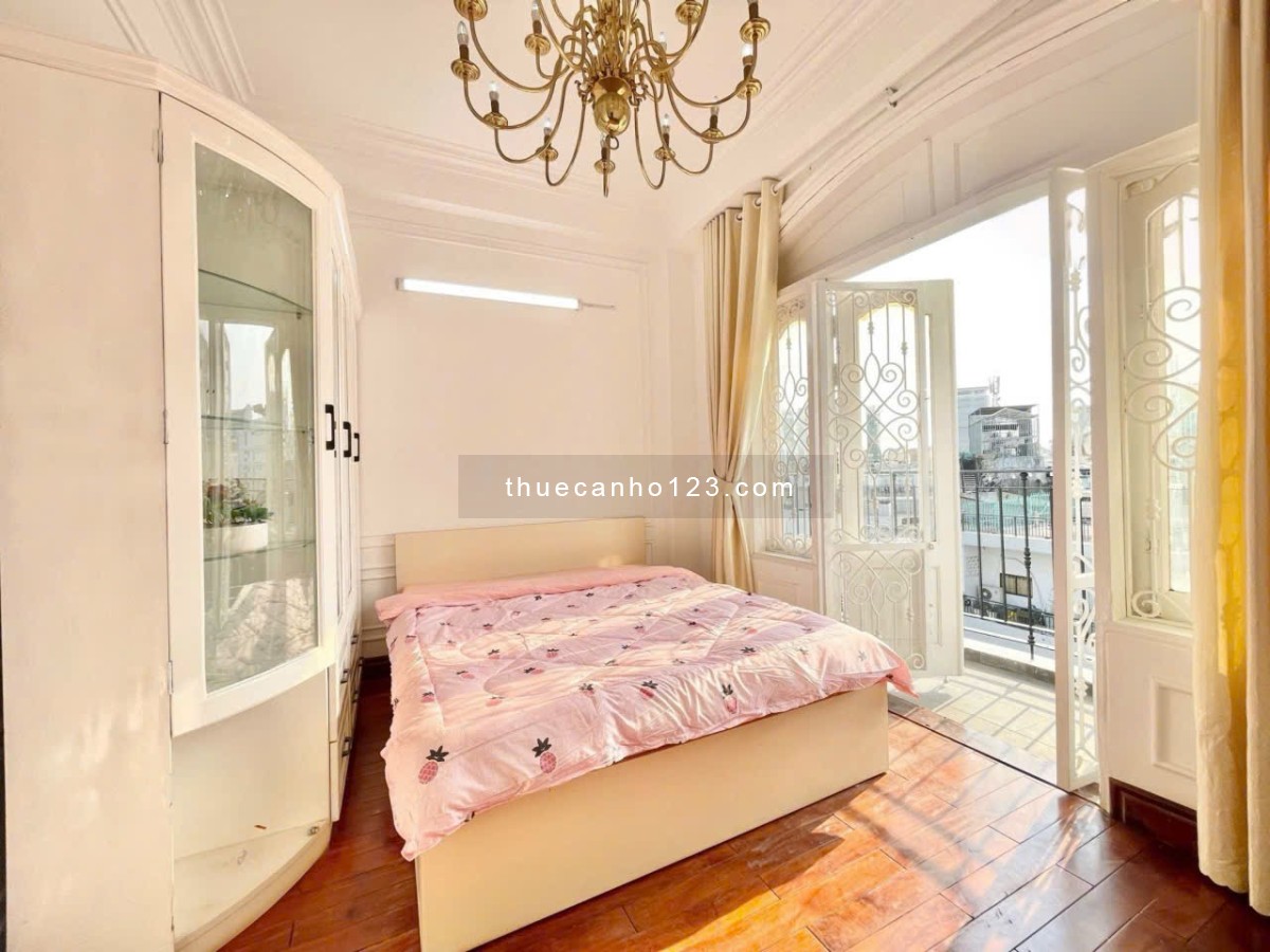 Cho thuê căn hộ 1PN nội thất mới ban công máy giặt riêng gần cầu Công Lý, cầu Kiệu, cầu Tân Định…