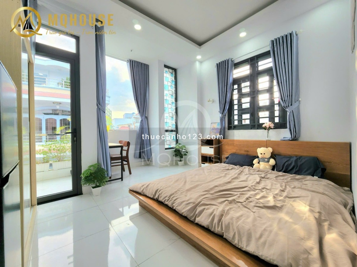 CHO THUÊ CĂN HỘ 35M2 FULL NỘI THẤT, CÓ BAN CÔNG CỬA SỔ LỚN GẦN NGÃ TƯ BẢY HIỀN QUẬN TÂN BÌNH