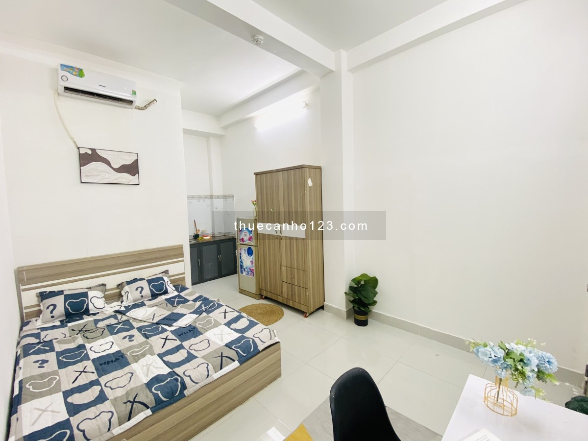 CĂN HỘ STUDIO FULL NỘI THẤT GẦN CHỢ BÀ CHIỂU, NGÃ 4 HÀNG XANH