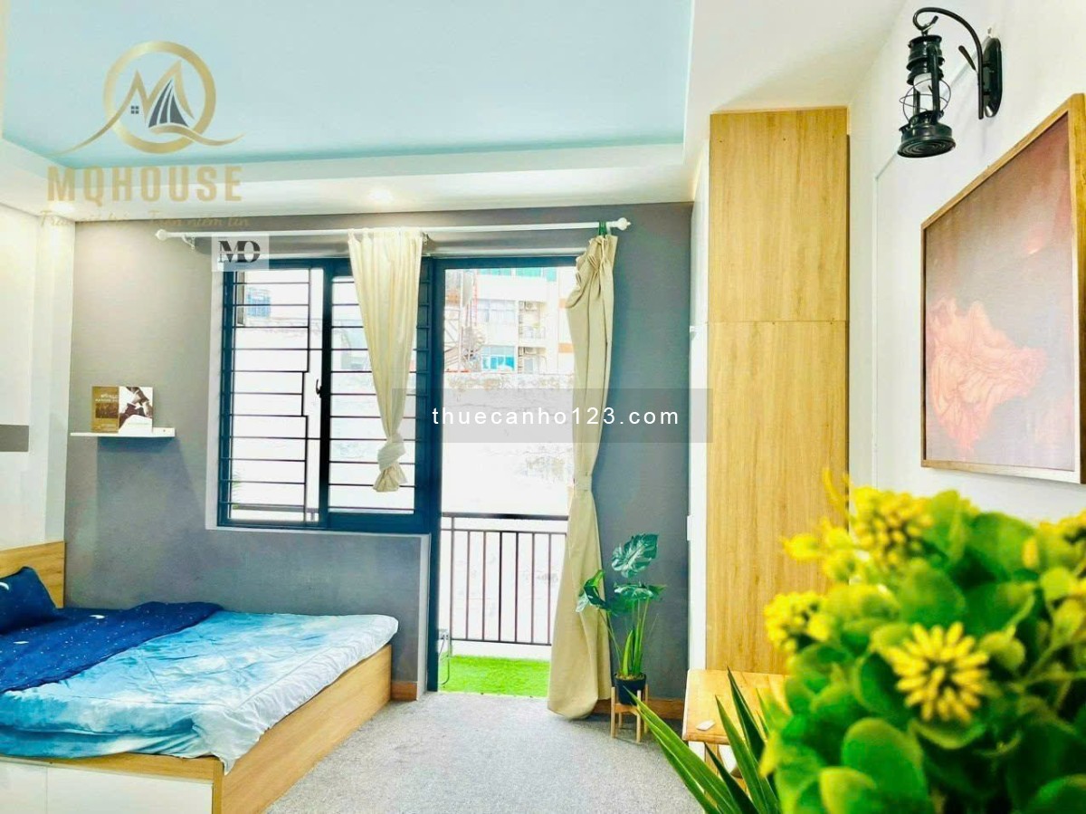 trống căn hộ cho thuê full nội thất ban công rộng rãi 30m2 gần chợ Bà Chiểu tại Nơ Trang Long Bình T