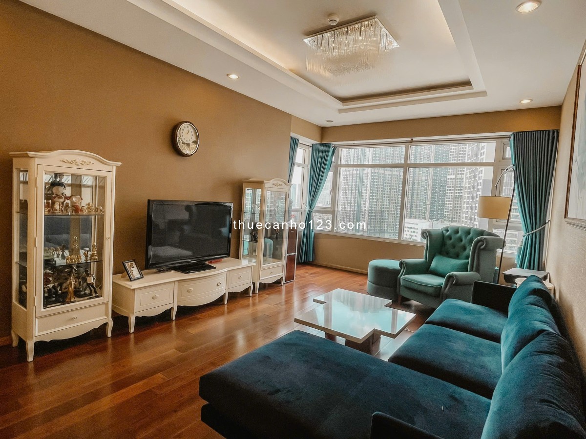 Cho thuê căn hộ Saigon Pearl, 3 phòng ngủ, lầu cao view tuyệt đẹp giá 26 triệu/tháng