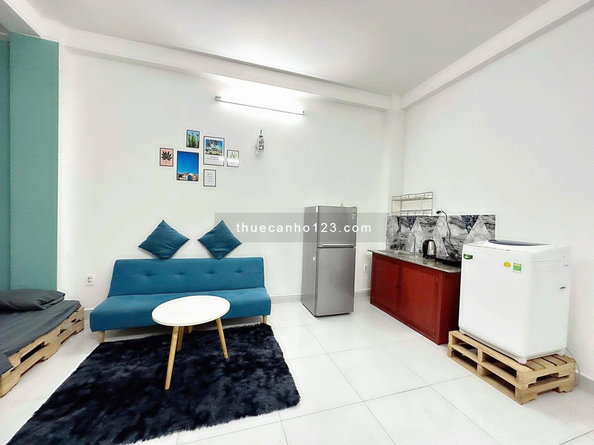 Căn hộ Studio 35m2 Full nội thất Cửa sổ thoáng mát gần ETOWN CỘNG HOÀ