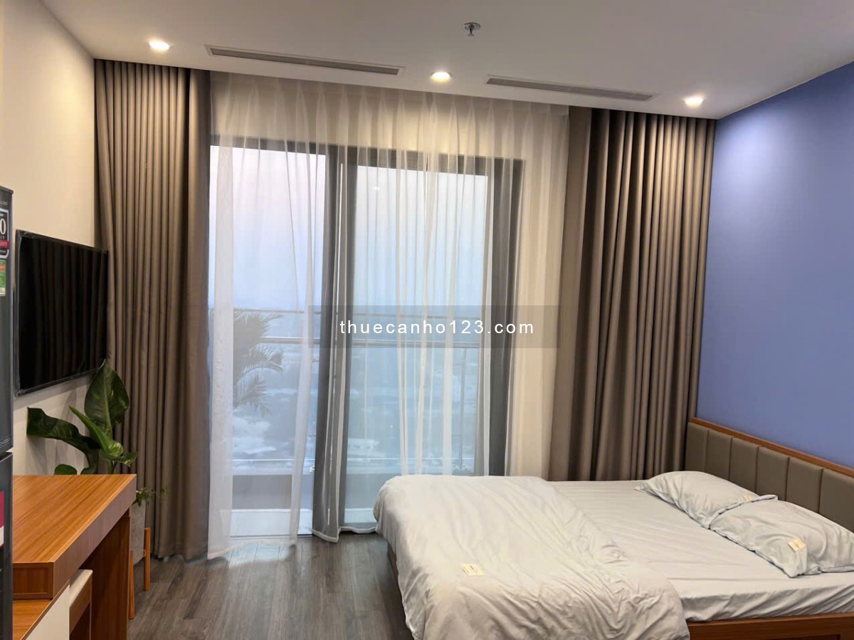 Chính chủ cho thuê căn hộ studio 32m2 full nội thất cao cấp từ 6,5 tr/th Vinhomes Smart City