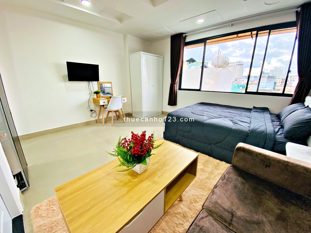 Cho Thuê Căn Hộ Studio Rộng 30m2 Ngay lê Văn Sỹ Quận 3, Gần Bờ Kè Hoàng Sa - Trường Sa