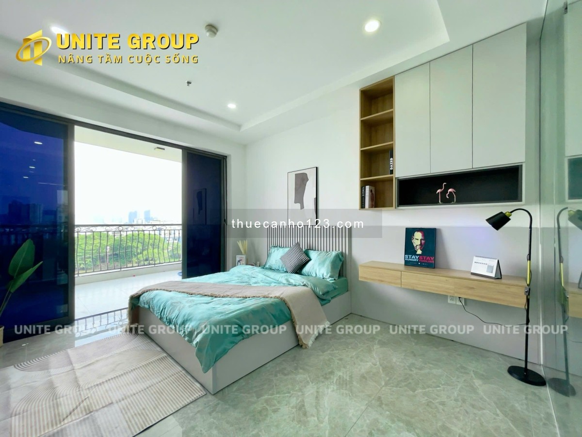 Studio ban công 30m2, đầy đủ nội thất, view sông, cách Lotte Mart Quận 7 chỉ 5p