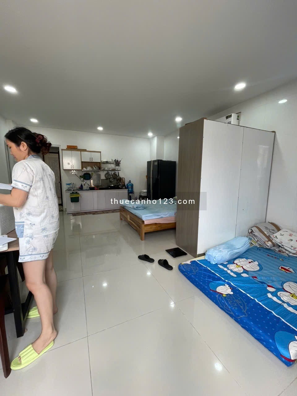 Cho Thuê Căn Hộ 1PN Full Nội Thất Tách Bếp Riêng, Có Ban Công, Ở Khu Cityland Park Hills P10 Gò Vấp