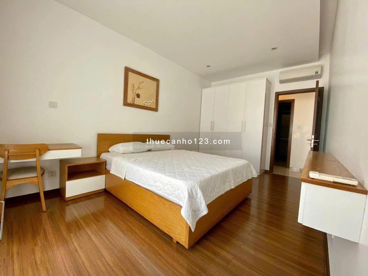 Newton Residence,Trương Quốc Dung - Căn hộ chung cư rộng 83m2, 2p ngủ, có ban công, tầng cao mát