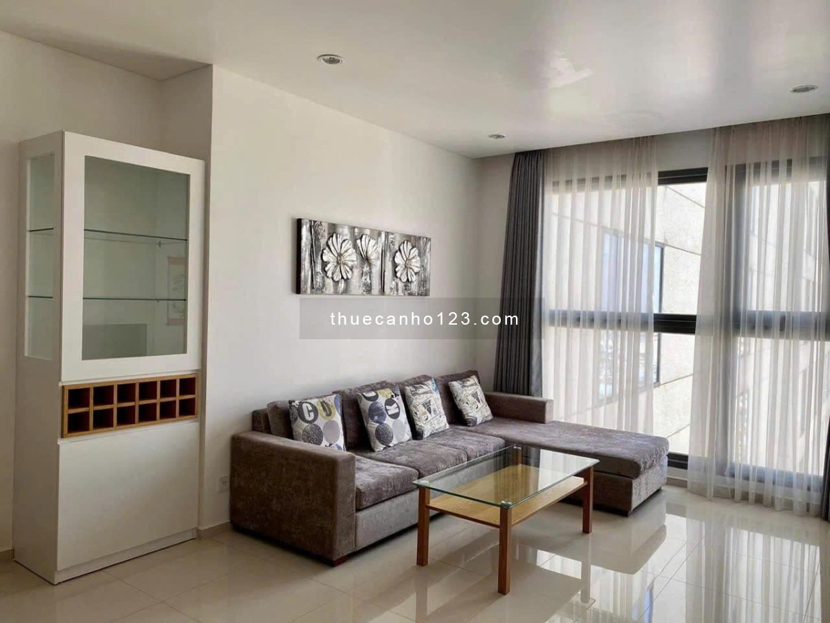 Newton Residence,Trương Quốc Dung - Căn hộ chung cư rộng 83m2, 2p ngủ, có ban công, tầng cao mát