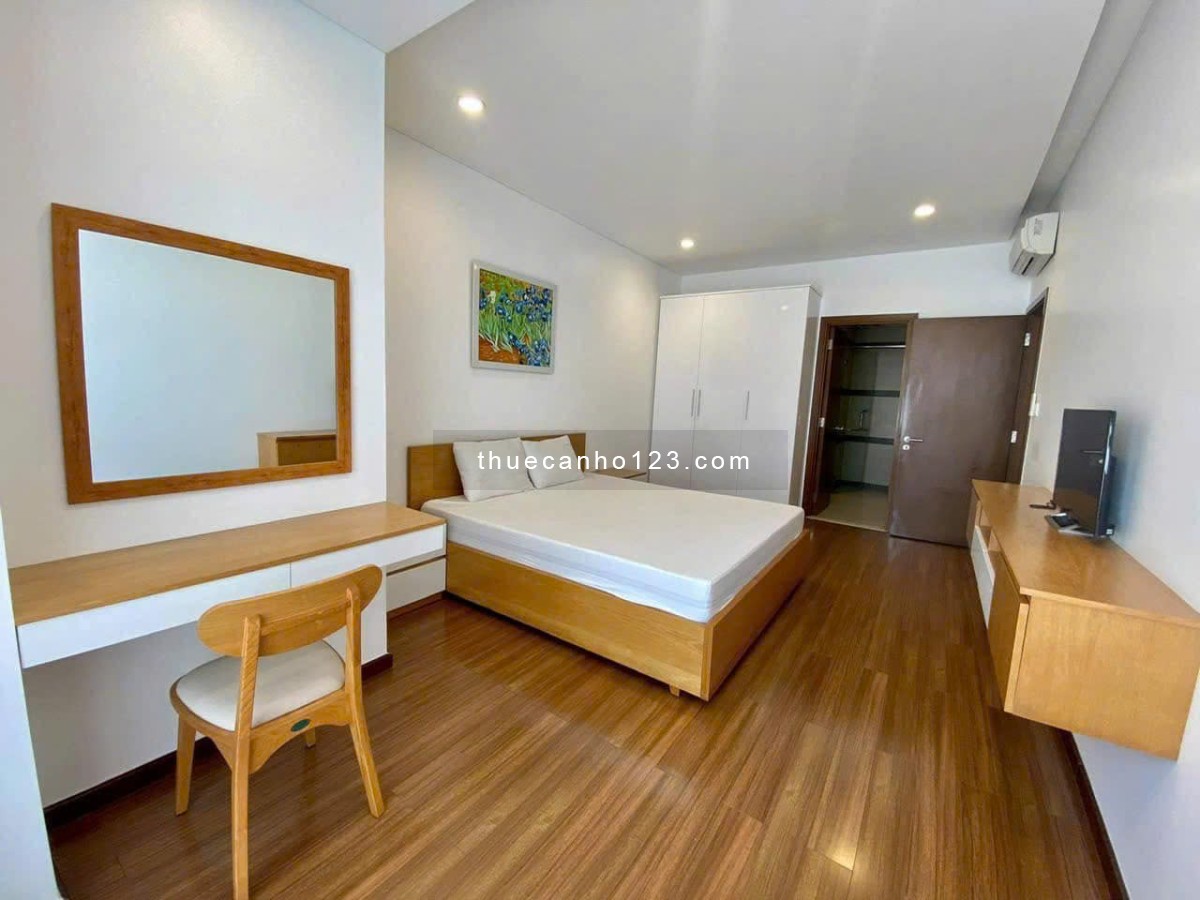 Newton Residence,Trương Quốc Dung - Căn hộ chung cư rộng 83m2, 2p ngủ, có ban công, tầng cao mát